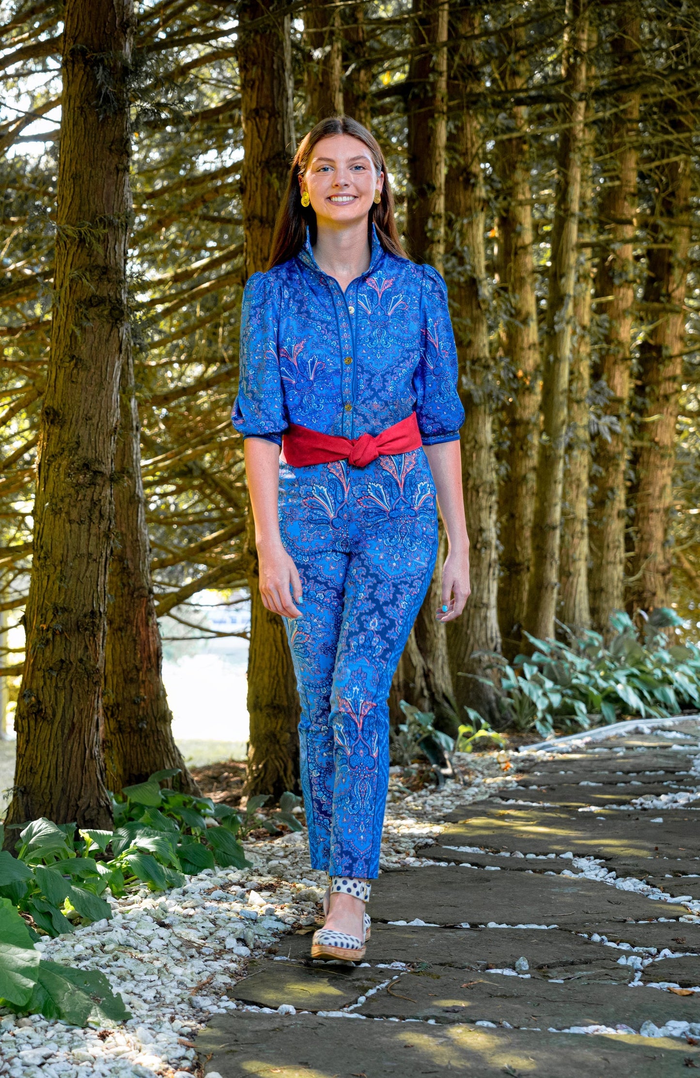 Puff Sleeve Top - Passion Paisley