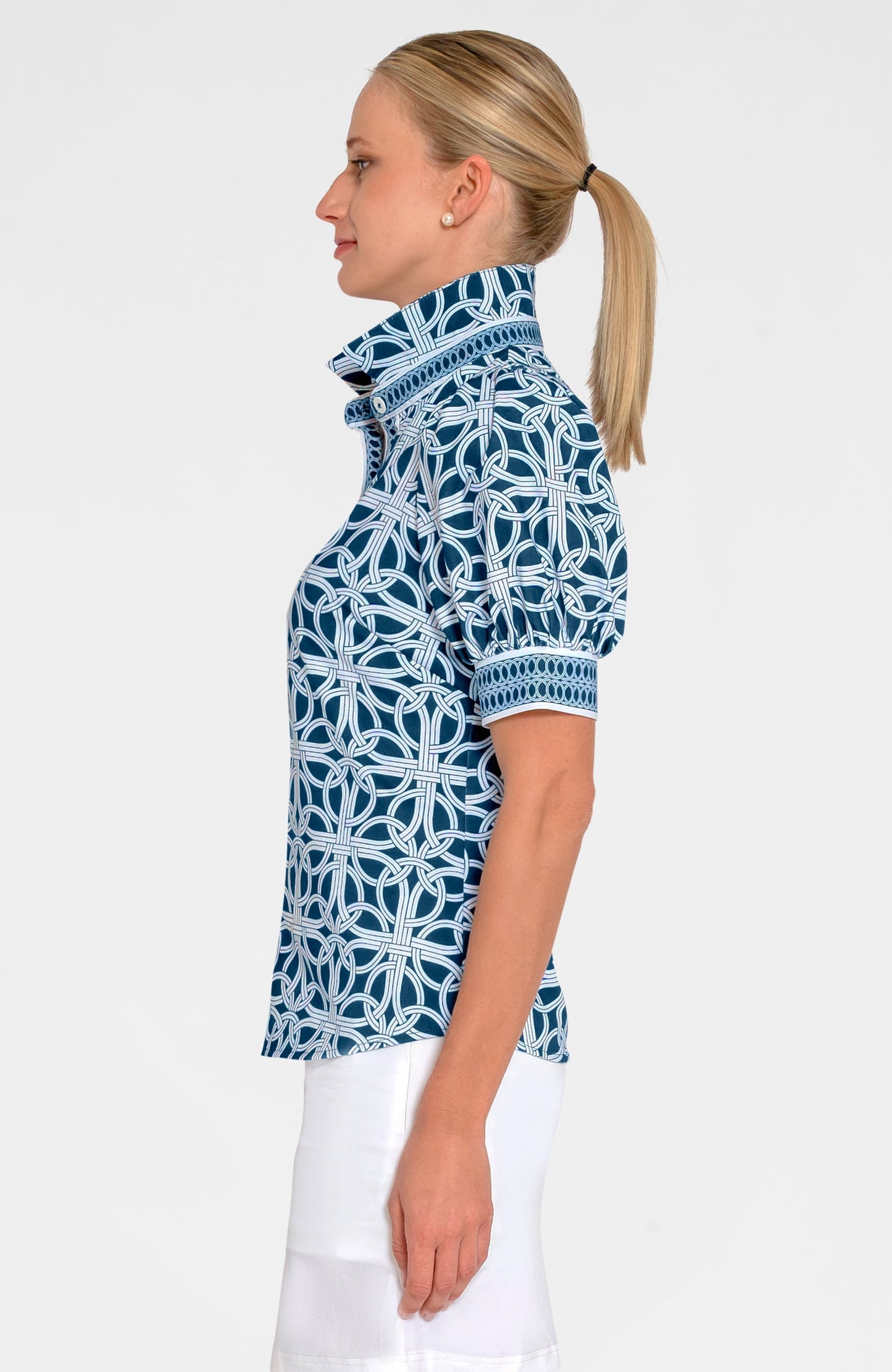 Puff Sleeve Top - Ring Toss