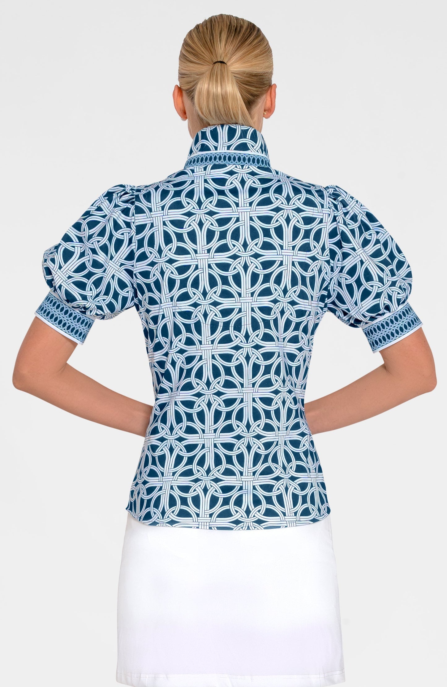 Puff Sleeve Top - Ring Toss