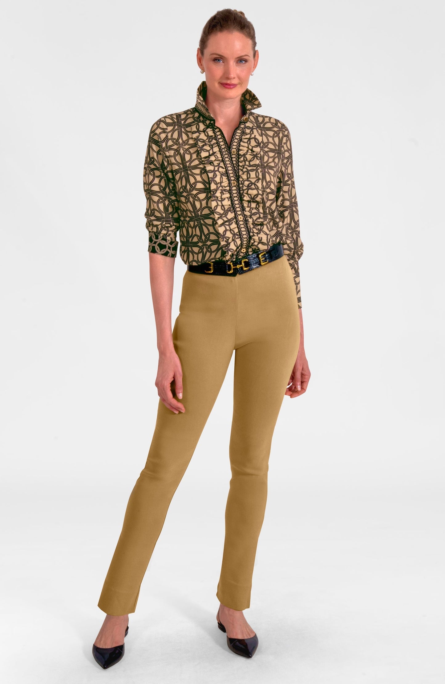 Ruffle Rumble Blouse - Ring Toss