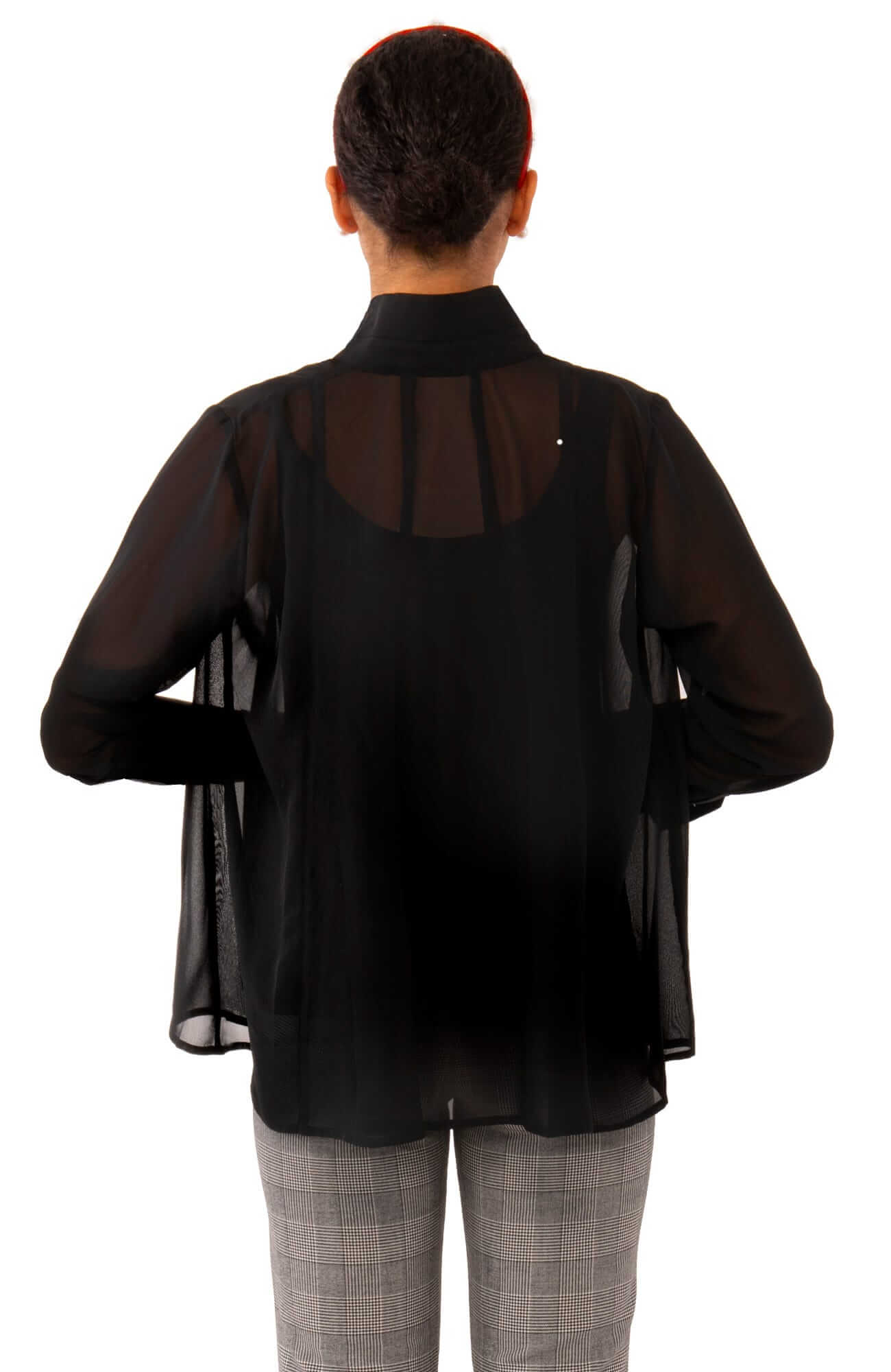 Chiffon Seamed Top - Solid