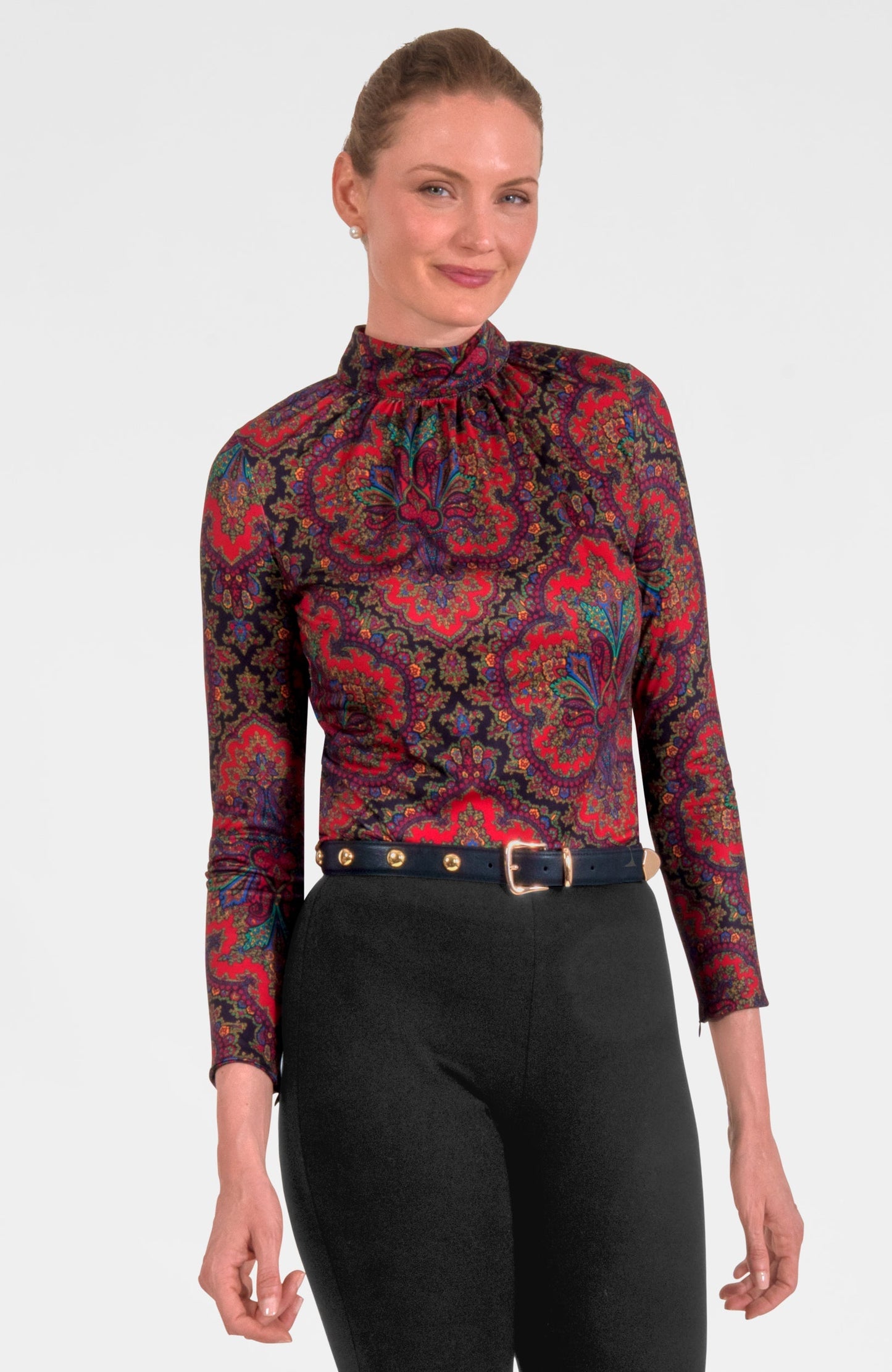 Scorching Hot Top - Passion Paisley