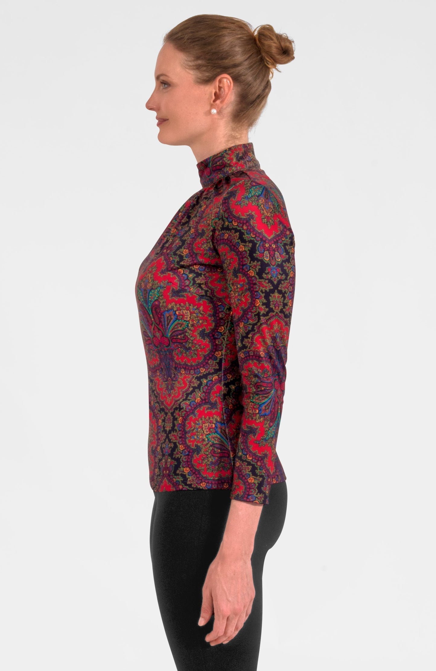 Scorching Hot Top - Passion Paisley