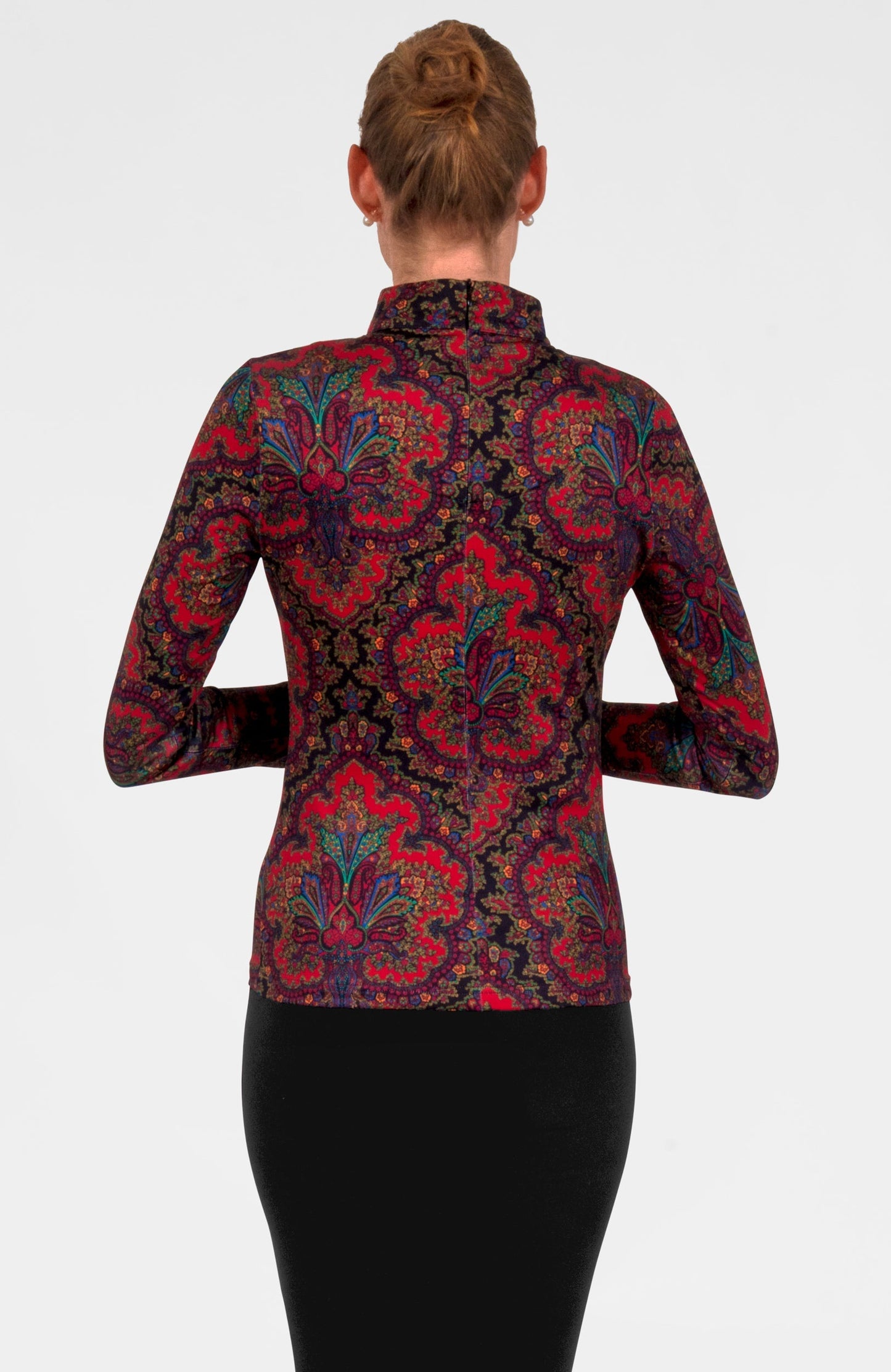Scorching Hot Top - Passion Paisley