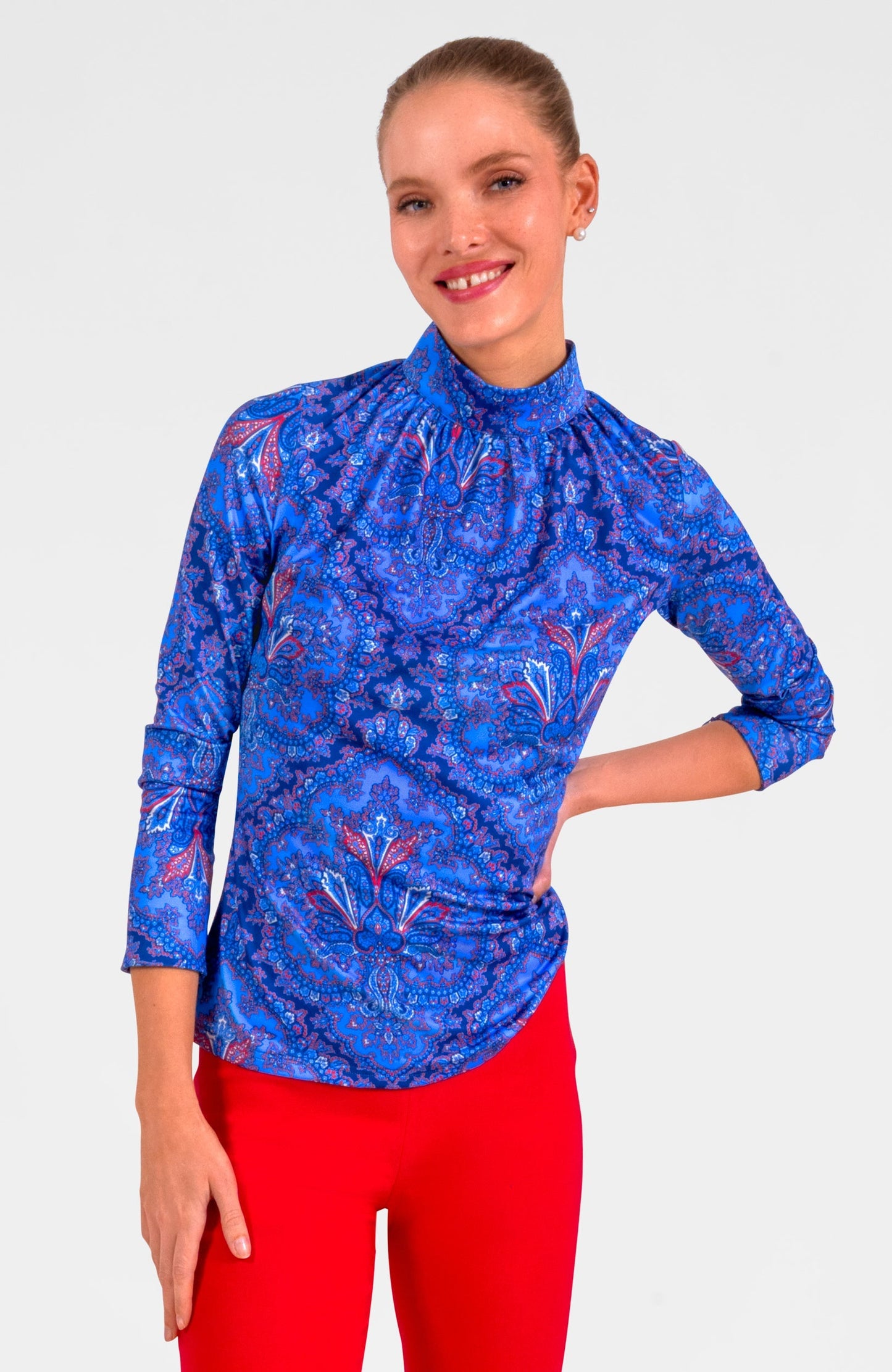 Scorching Hot Top - Passion Paisley