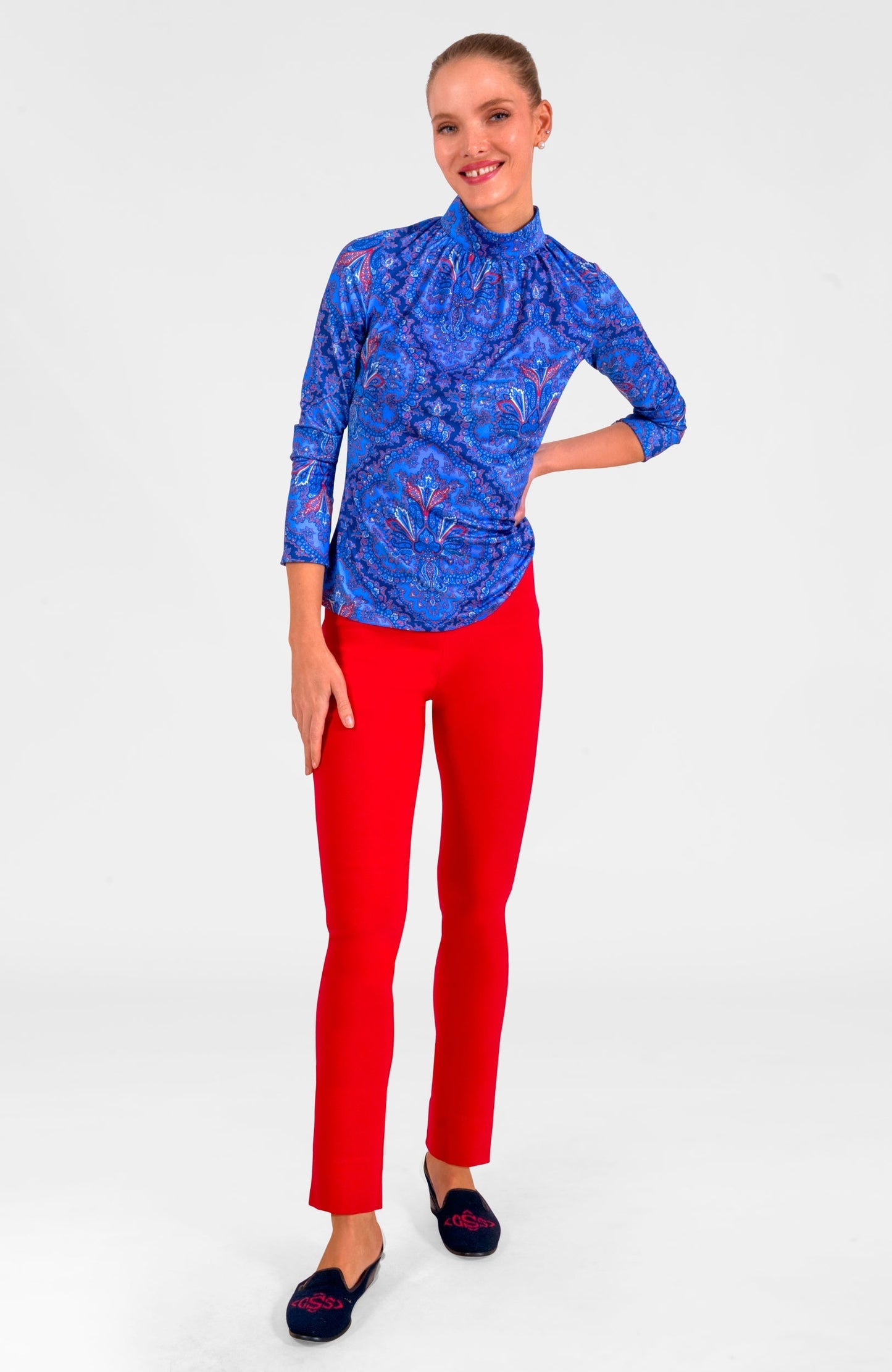 Scorching Hot Top - Passion Paisley