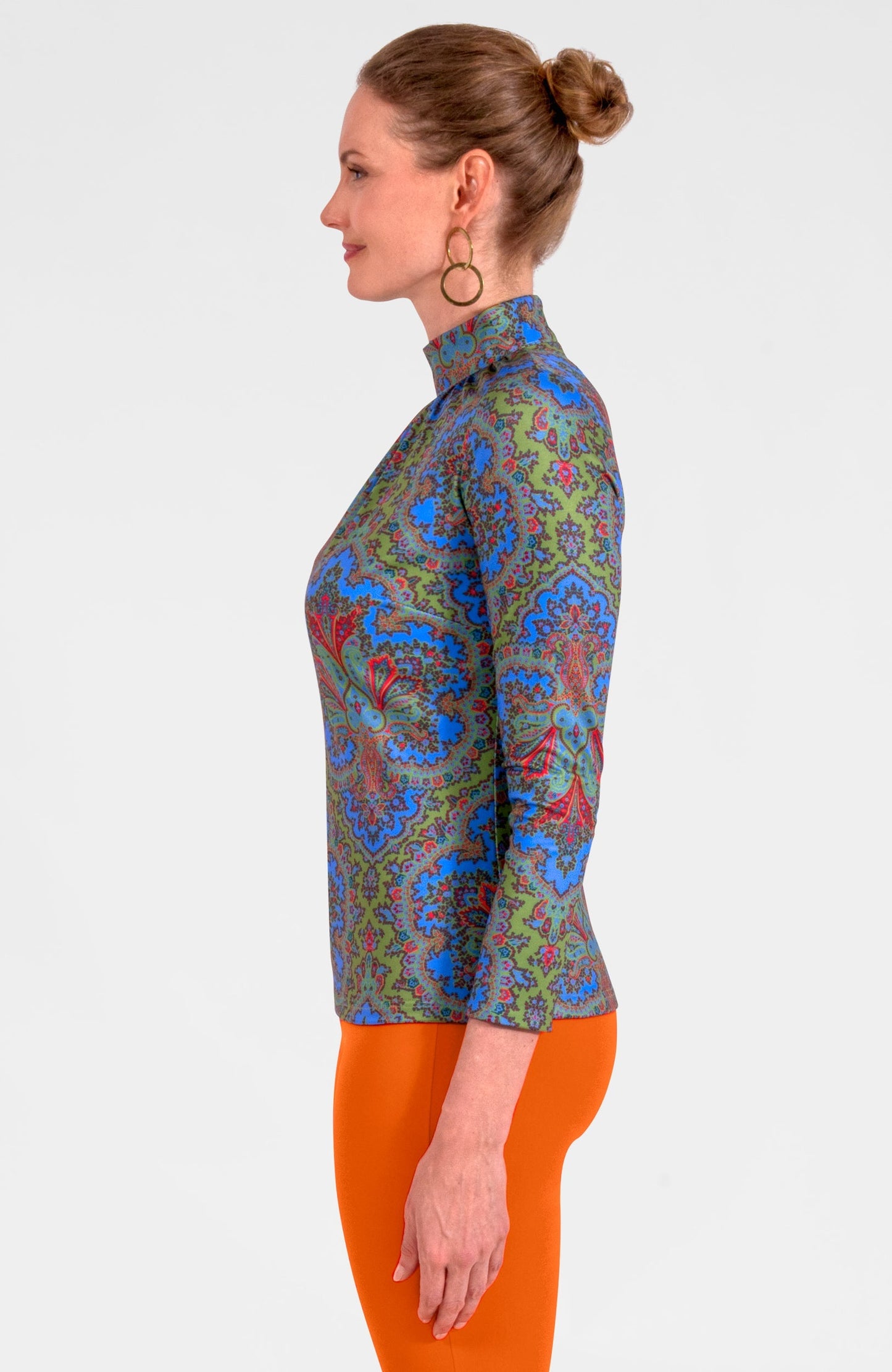 Scorching Hot Top - Passion Paisley