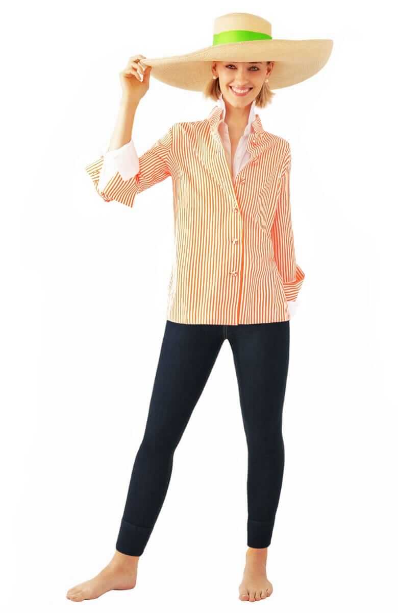 Wash / Wear Forget Me Knot Top - Stripe