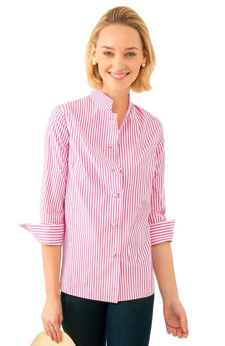 Wash / Wear Forget Me Knot Top - Stripe