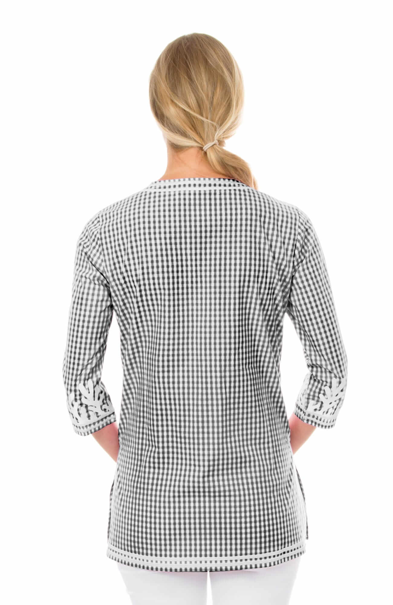 Cotton Gingham Tunic - The Reef