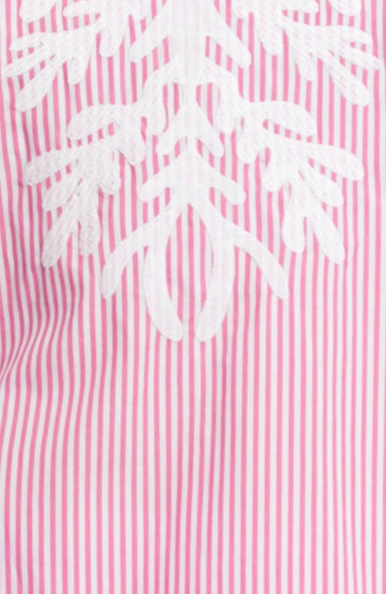 Embroidered Pinstripe Tunic - The Reef