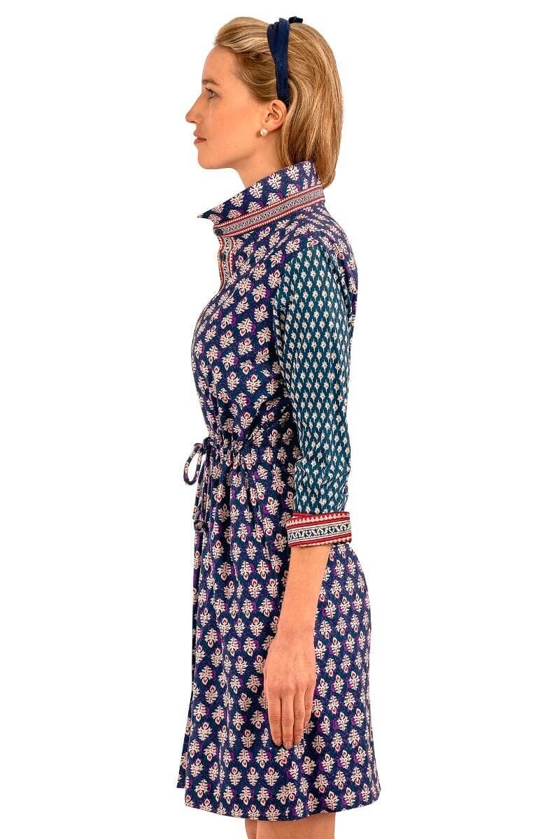 Pulley Dress - Wonderful Wisteria