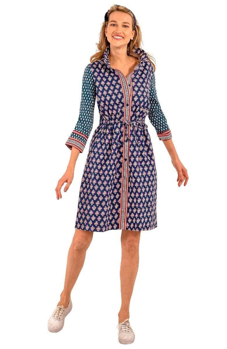 Pulley Dress - Wonderful Wisteria