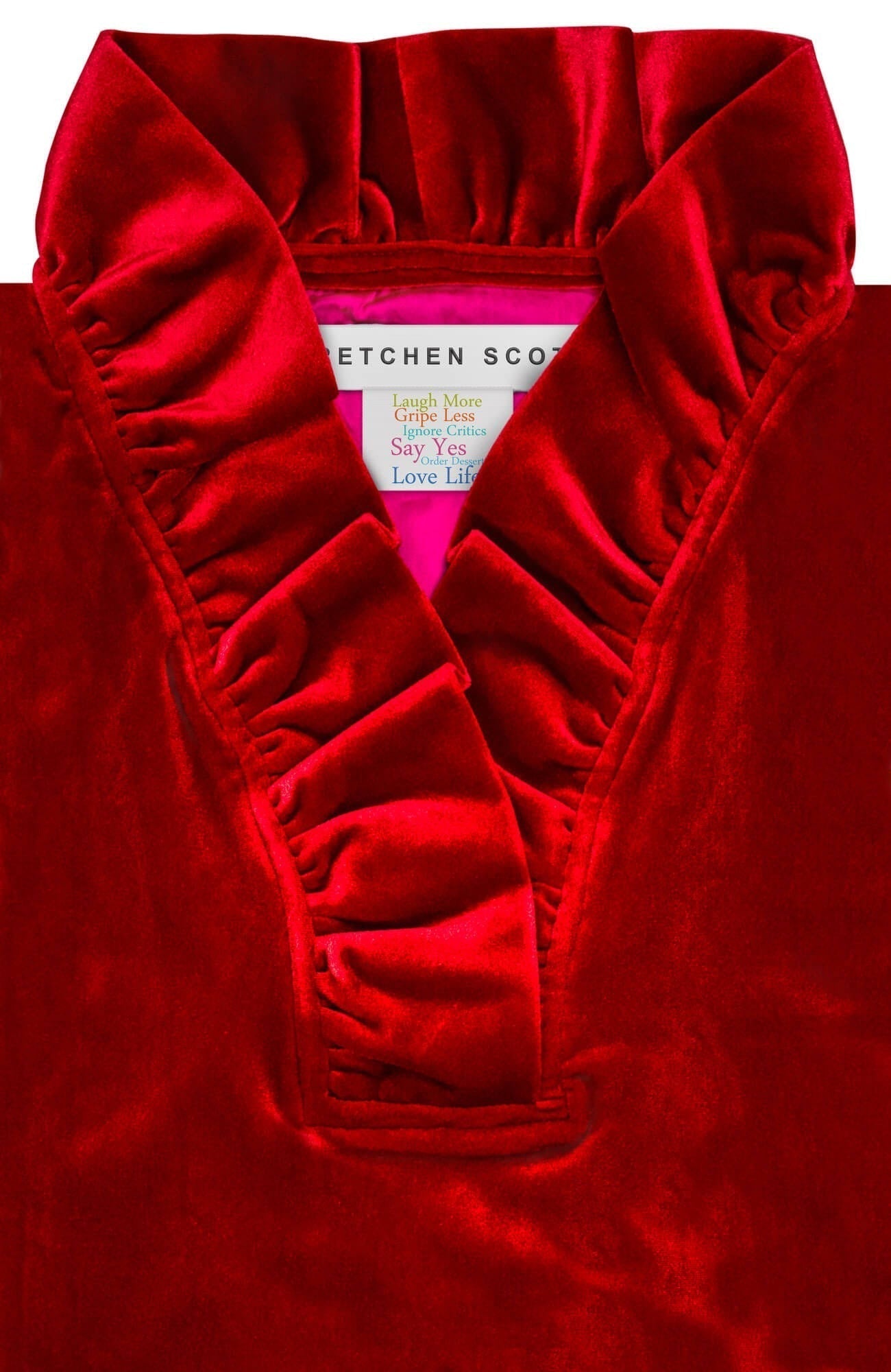 Ruffneck Dress - Silky Velvet