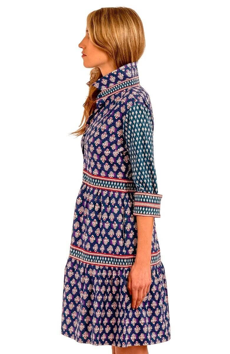 Cotton Tear It Up Dress - Wonderful Wisteria