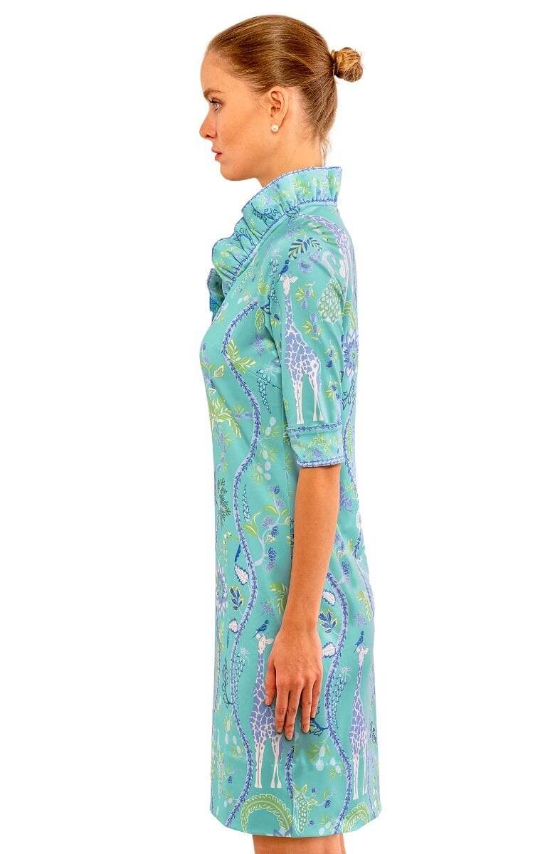 Ruffneck Dress - Jungle Symphony