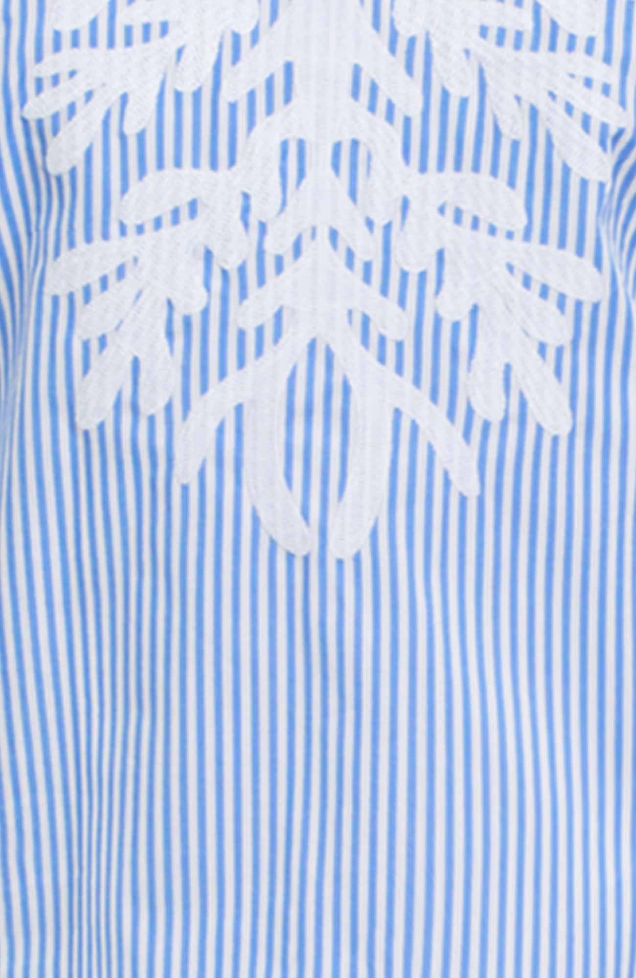 Embroidered Pinstripe Tunic - The Reef
