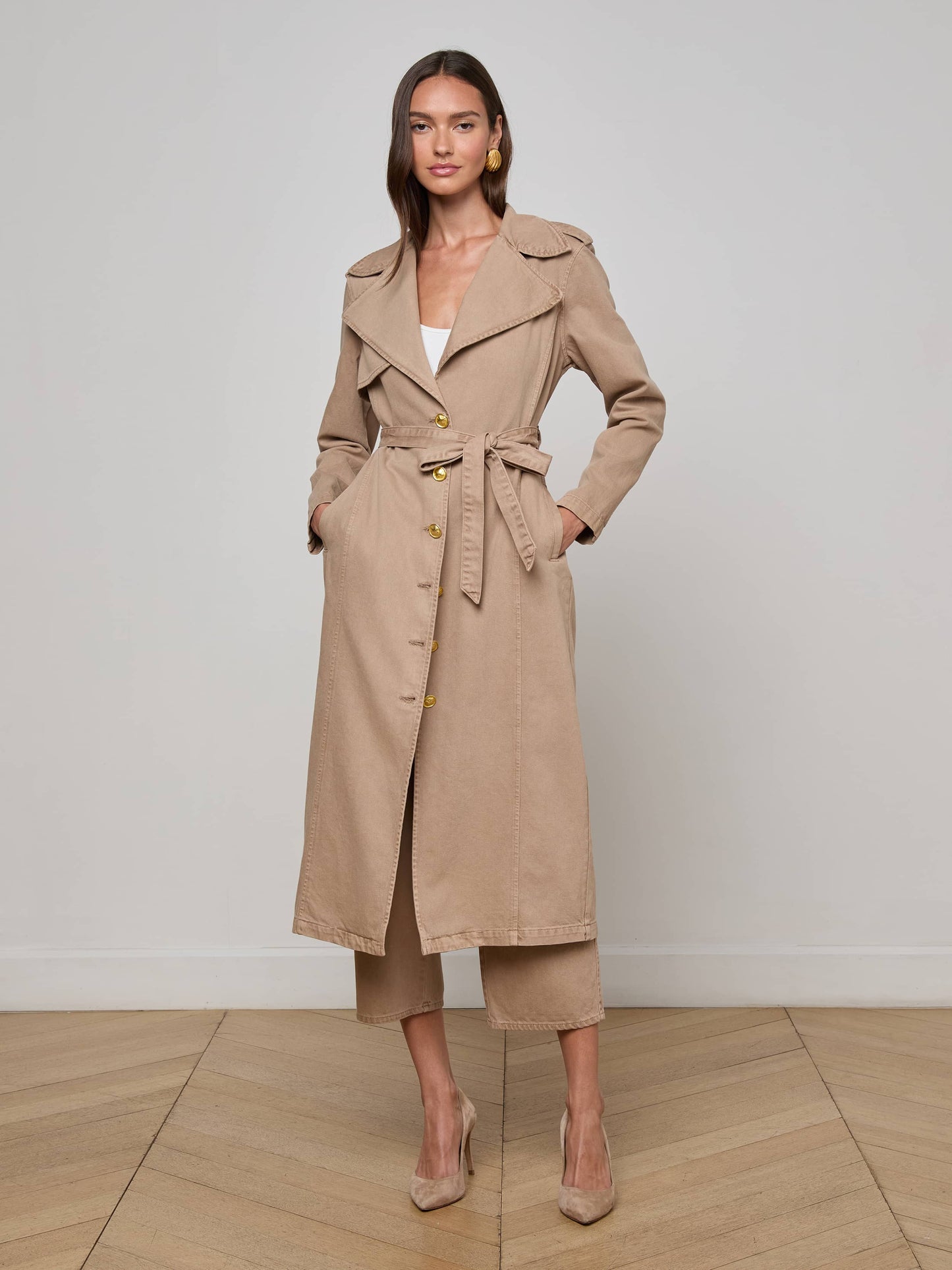 Zavia Denim Trench Coat