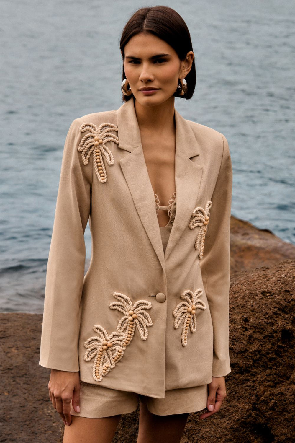 CANDY LINEN BLAZER