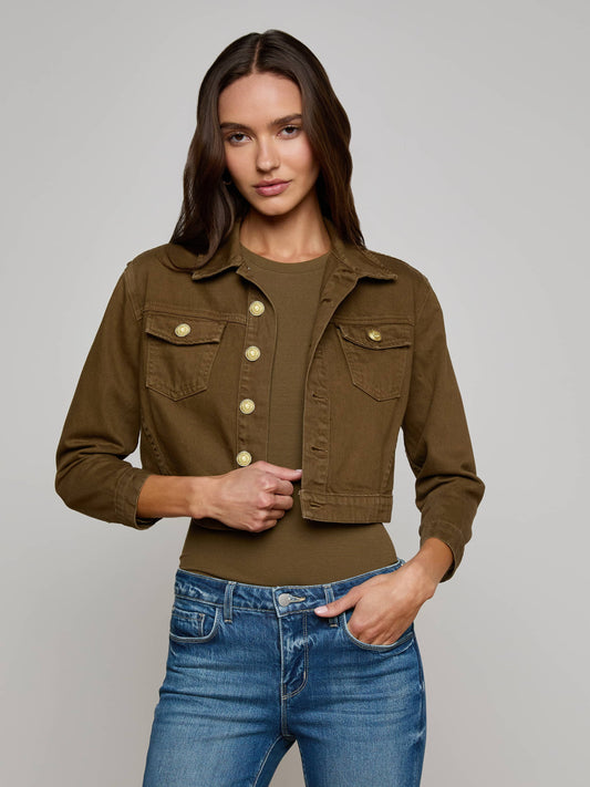 Koda Cropped Denim Jacket