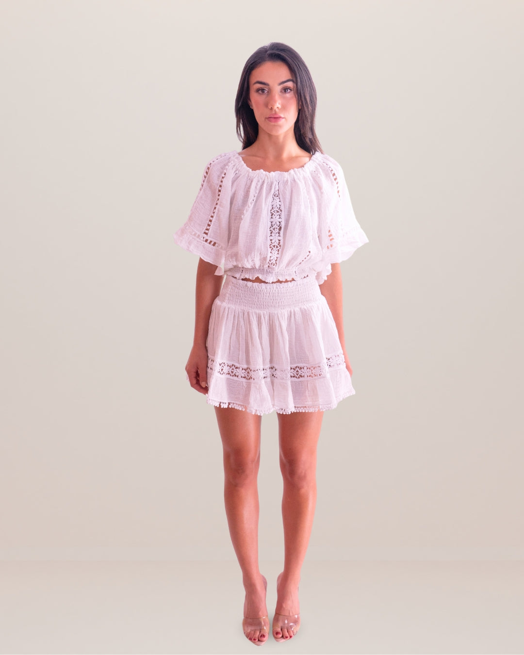 Mini Skirt Vicky Linen