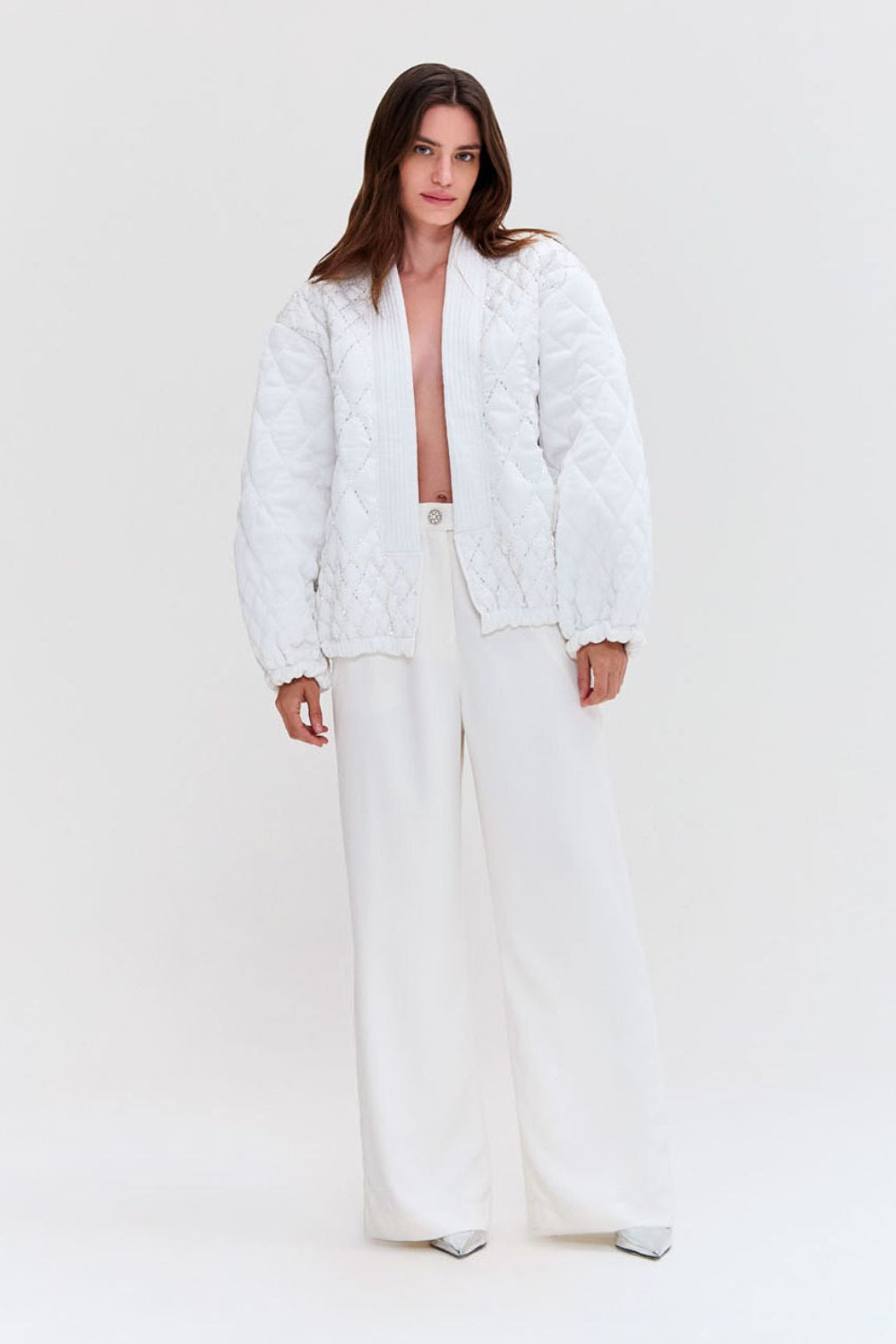 HAND BEADED QUILTED JACKET