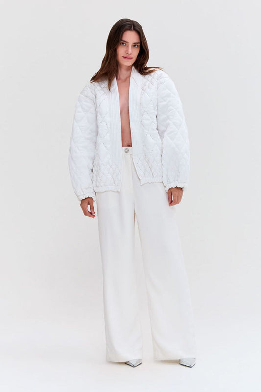 HAND BEADED QUILTED JACKET
