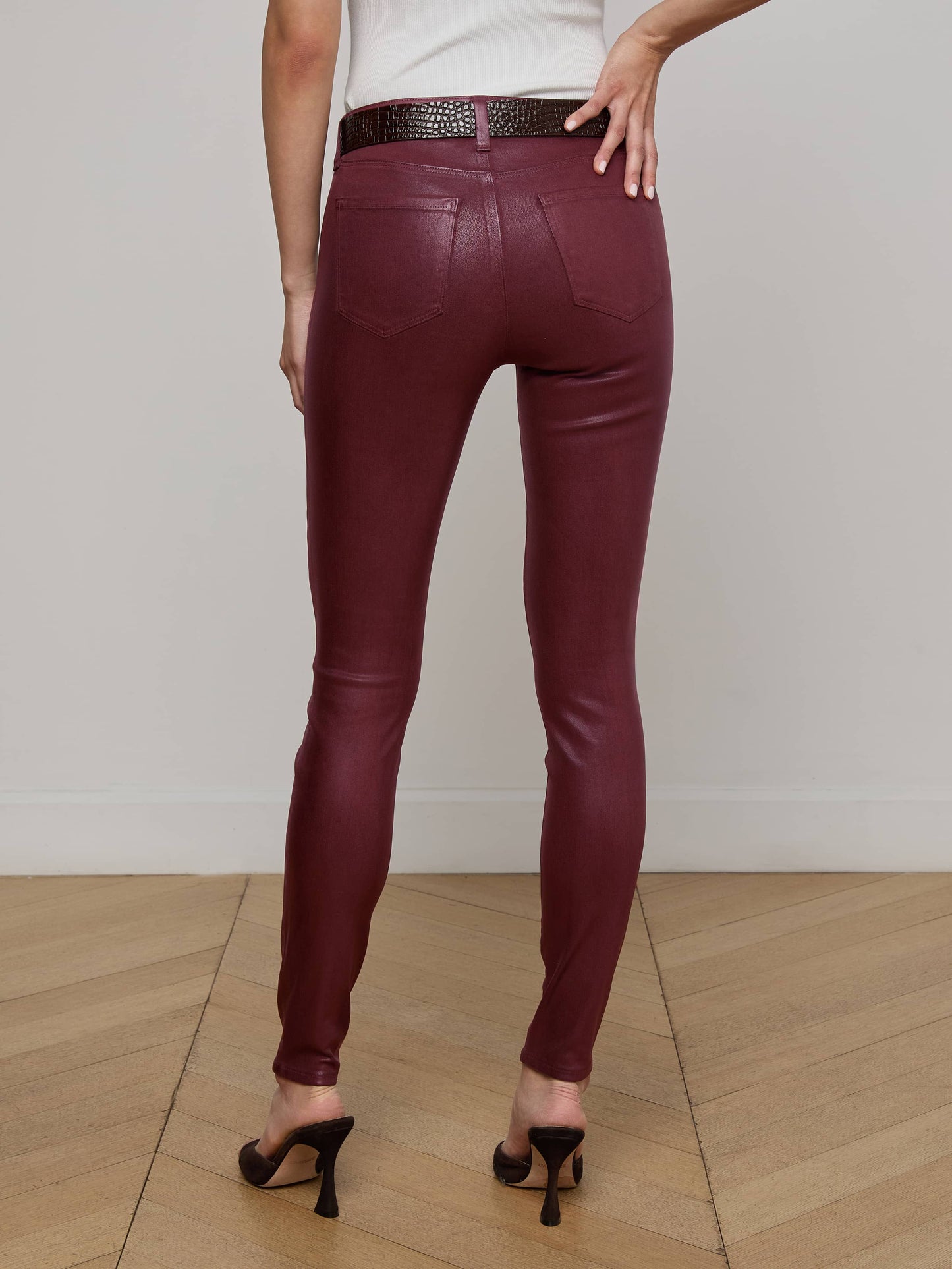 Marguerite Coated Skinny Jean