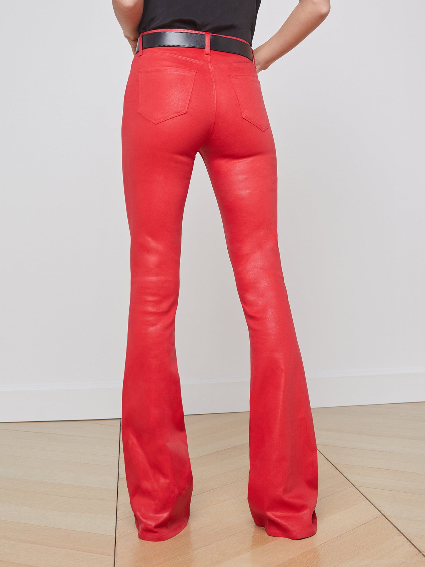 Marty Coated Flare Jean