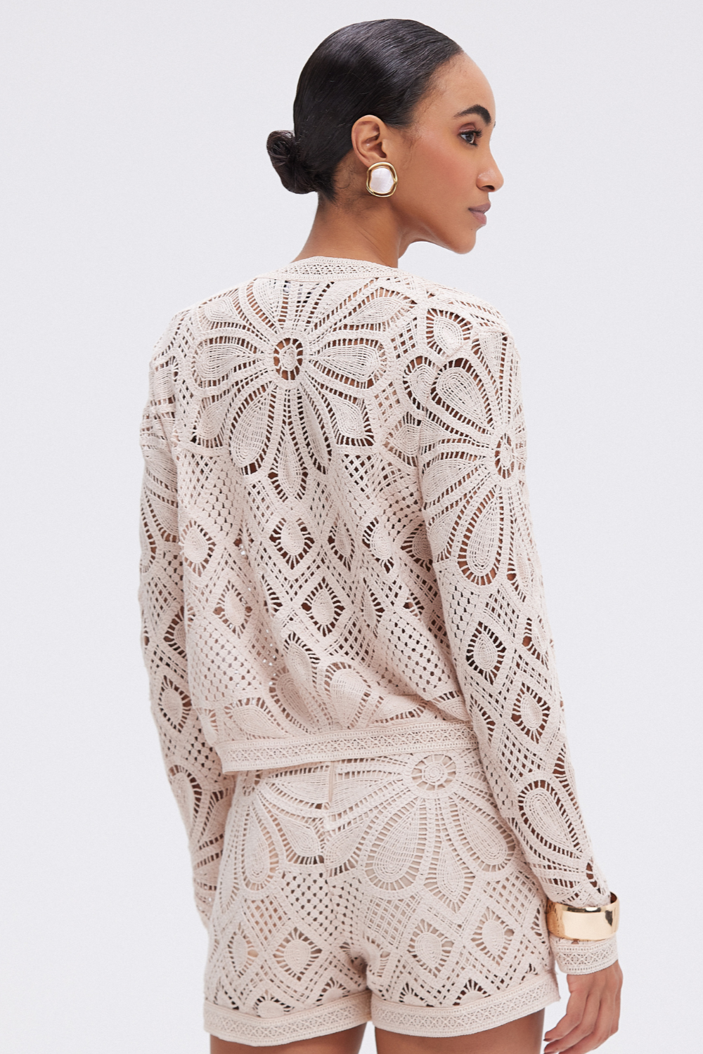 FLOWER CROCHET JACKET