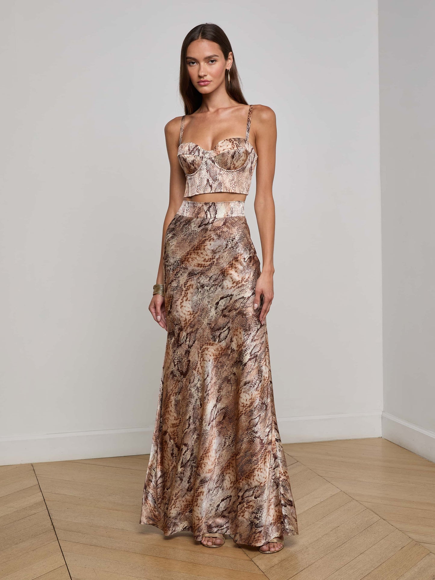 Ryker Silk Maxi Skirt