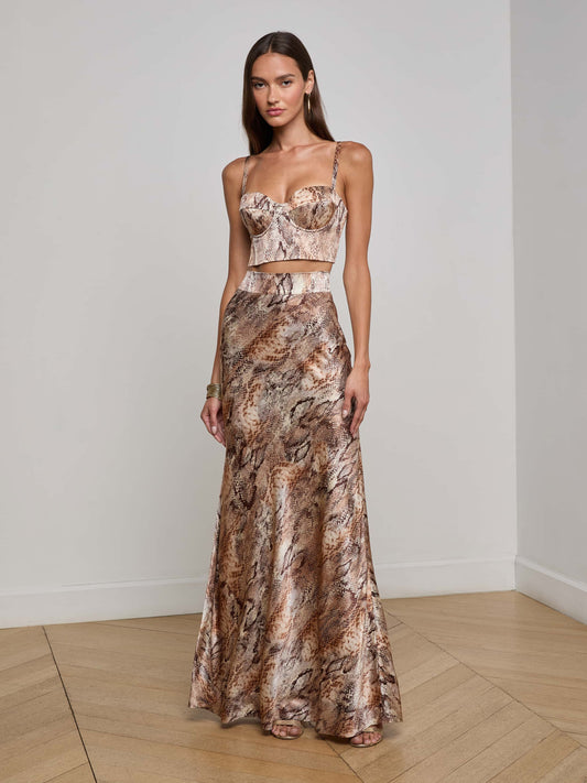 Ryker Silk Maxi Skirt
