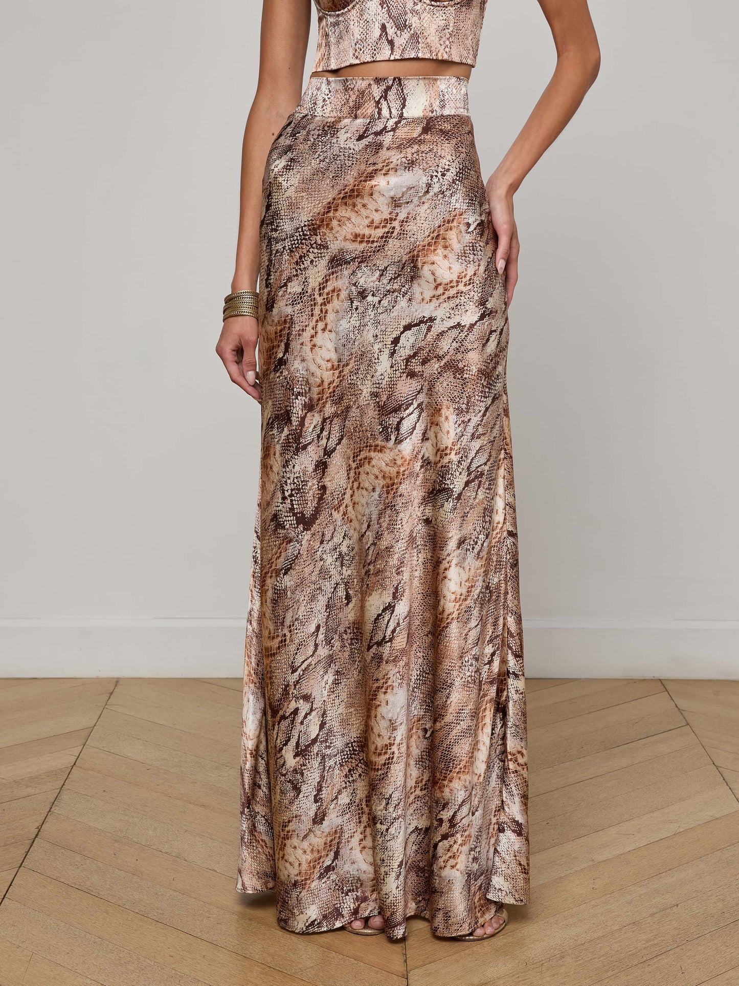 Ryker Silk Maxi Skirt