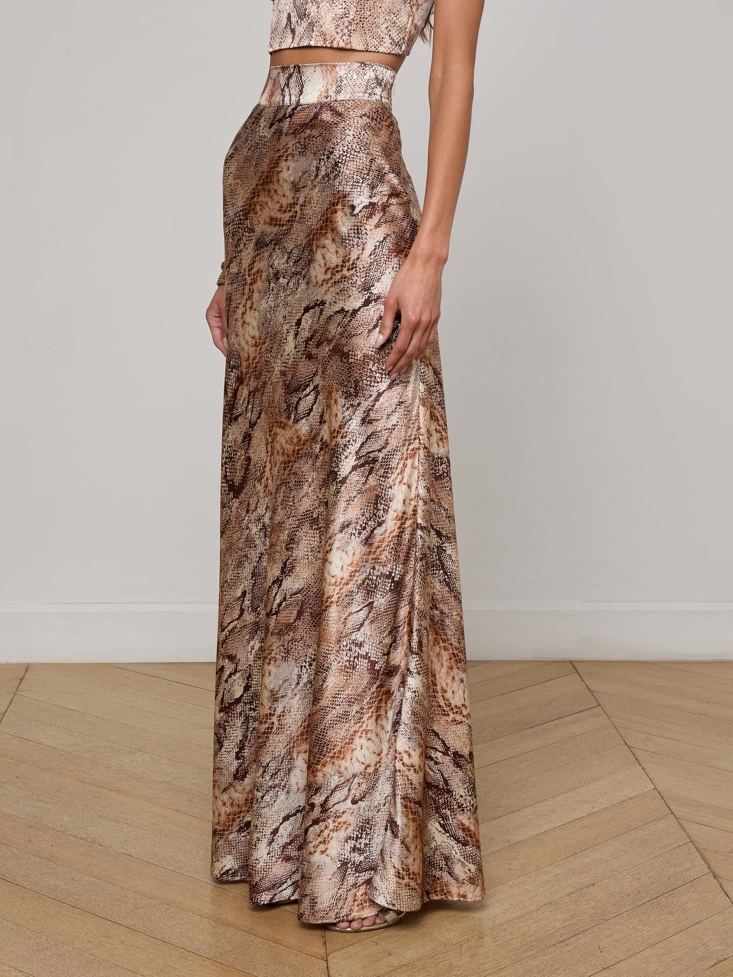 Ryker Silk Maxi Skirt