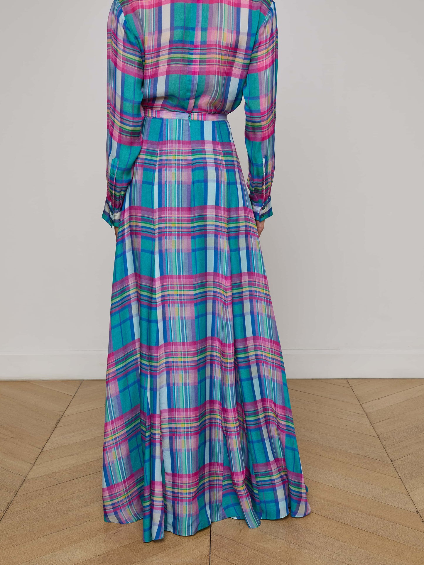 Patricia Plaid Maxi Skirt