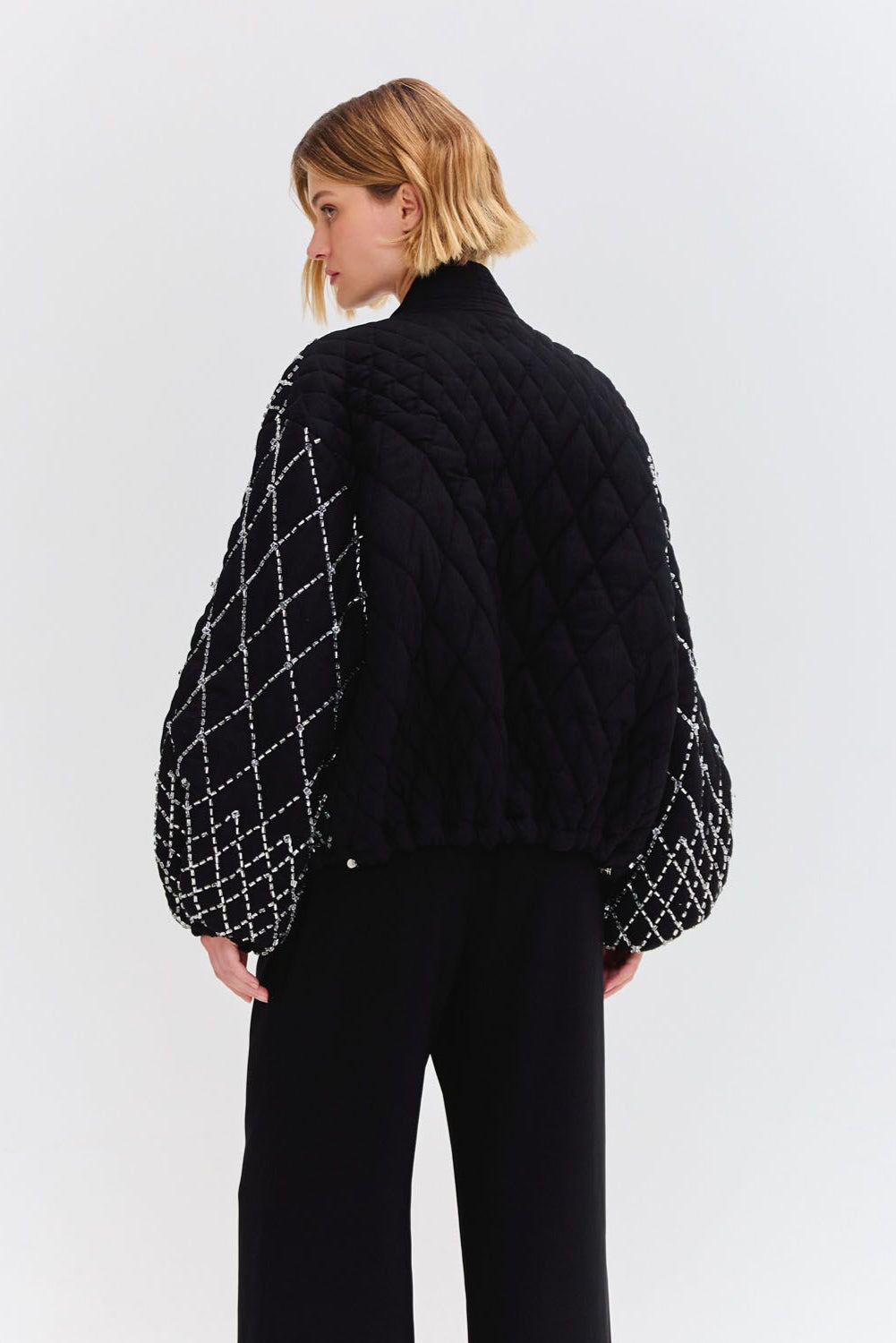 Hand Beaded Quilted Jacket