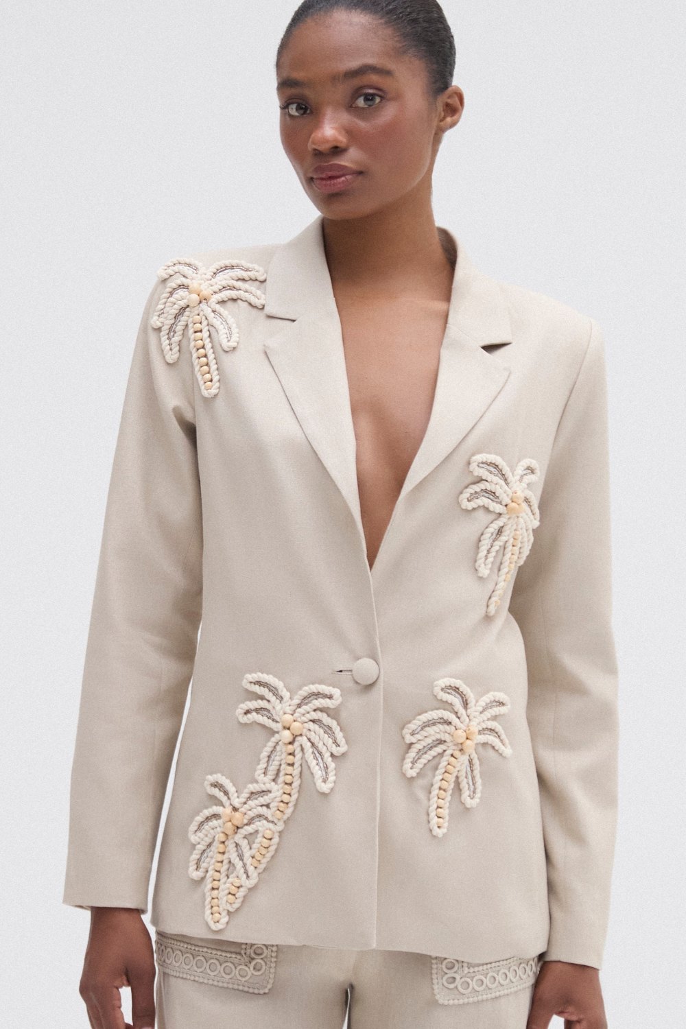 CANDY LINEN BLAZER