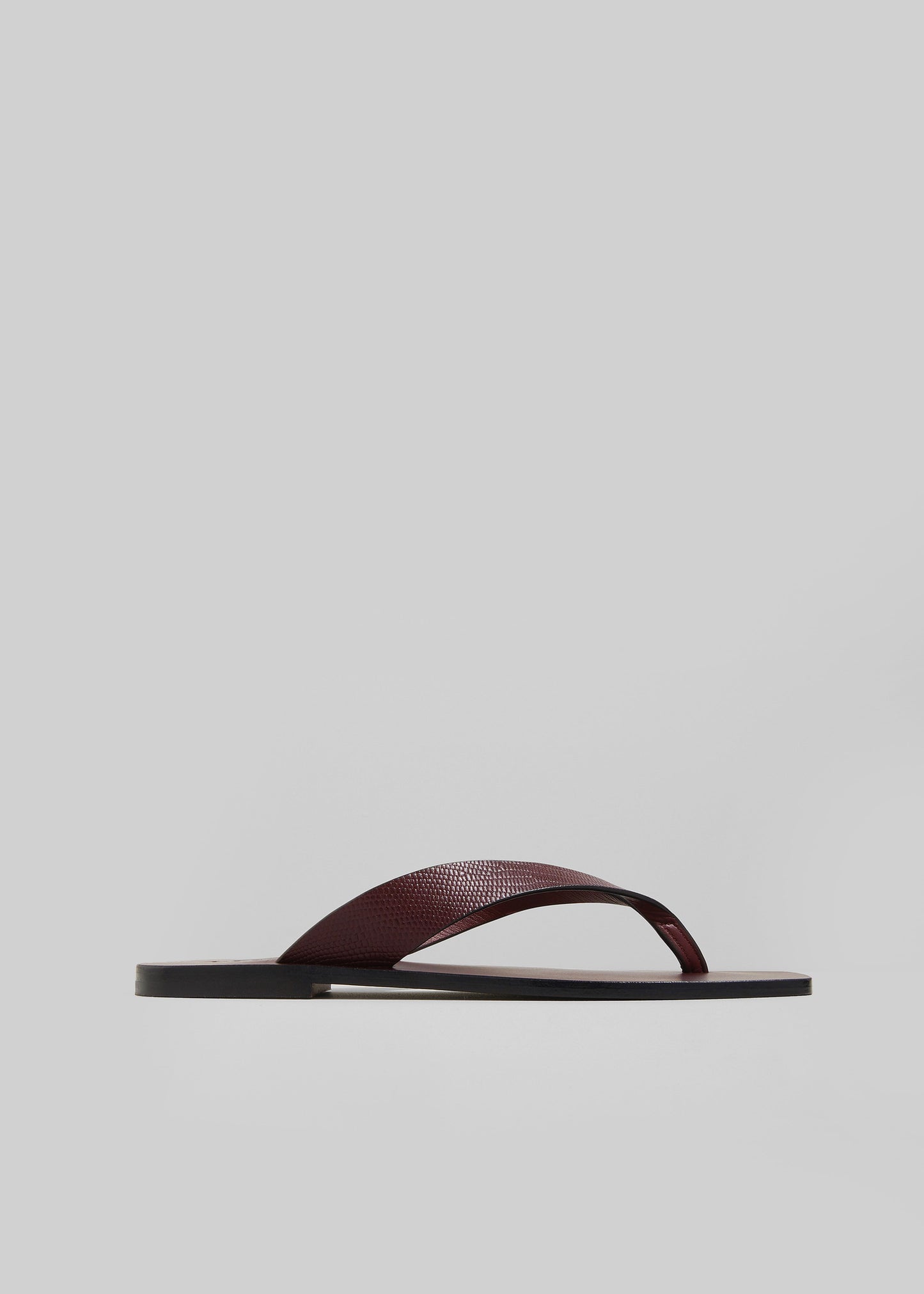 A.Emery The Kinto Sandals - Mulberry Embossed Lizard