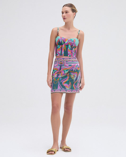 PatBo Aljezur Mini Wrap Skirt