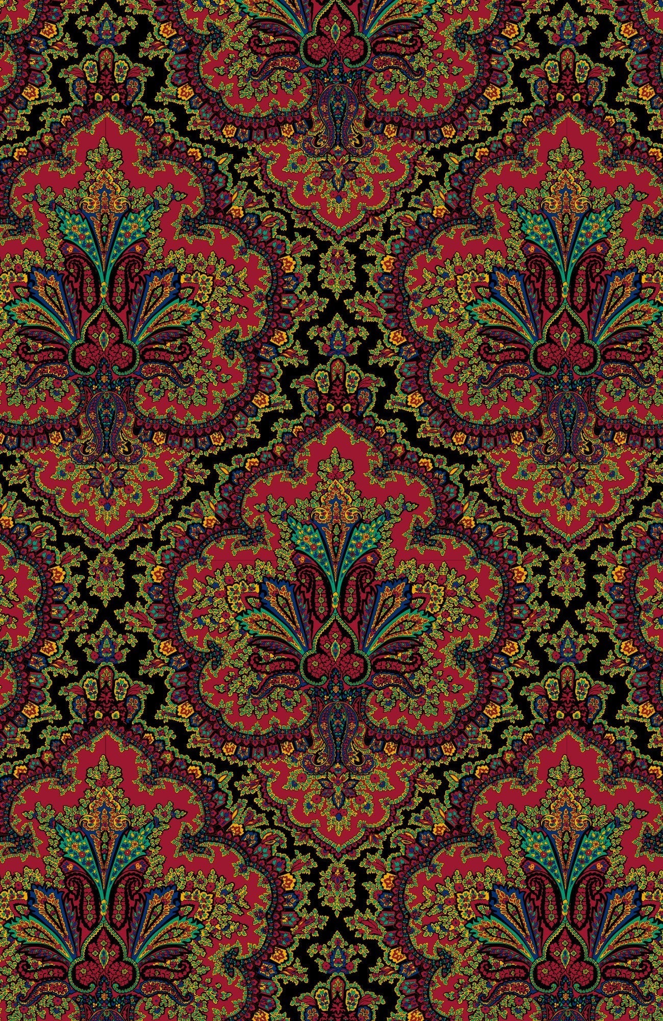 Gripeless Pull On Pants - Passion Paisley