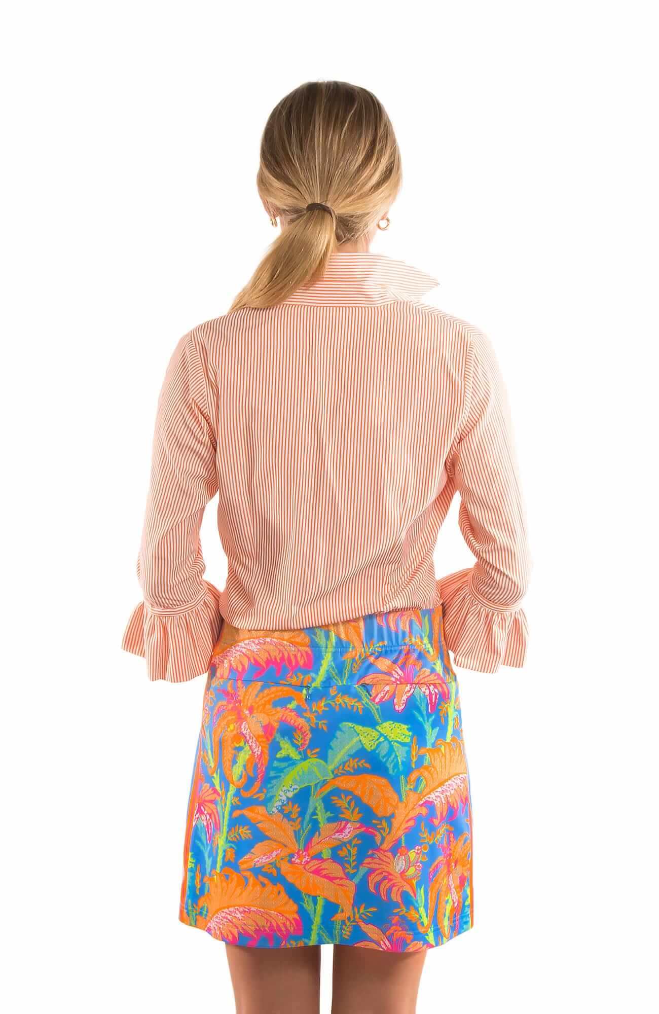Priss Brooks Blouse - Stripe Wash & Wear