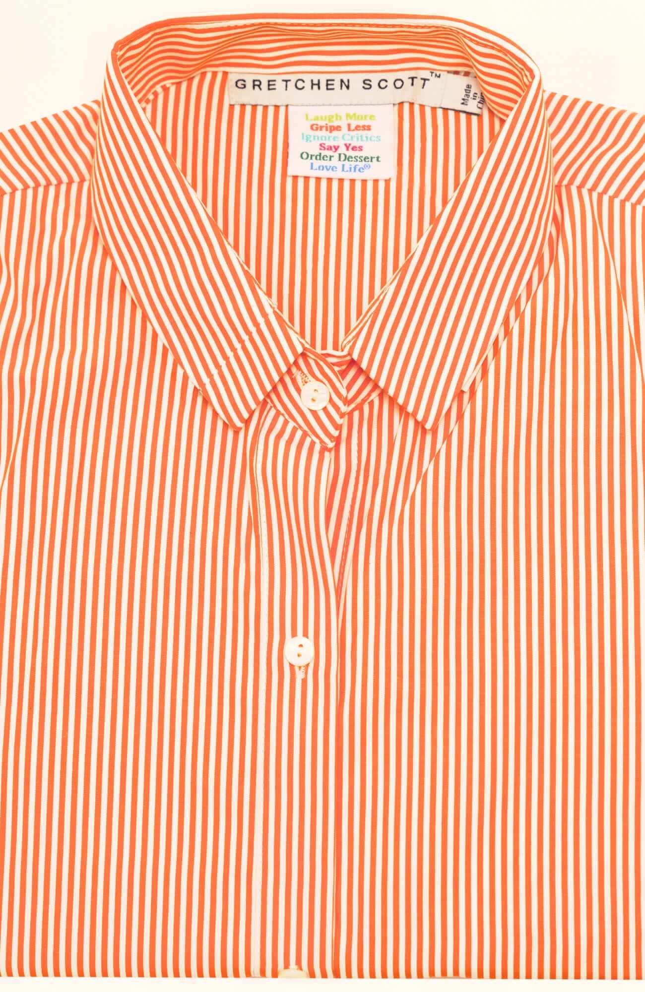Priss Brooks Blouse - Stripe Wash & Wear