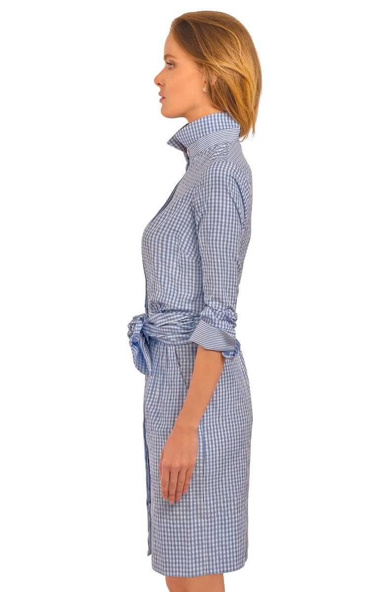 Breezy Blouson Dress - Gingham