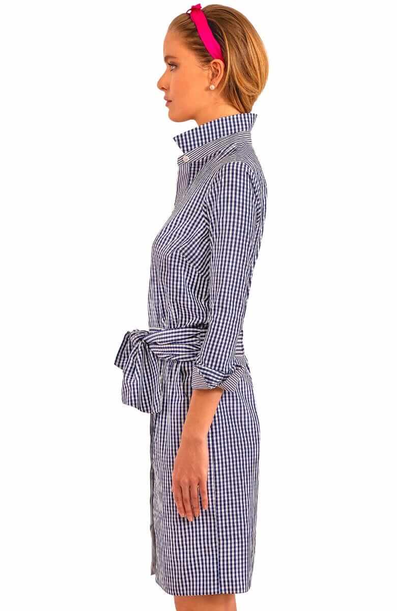 Breezy Blouson Dress - Gingham
