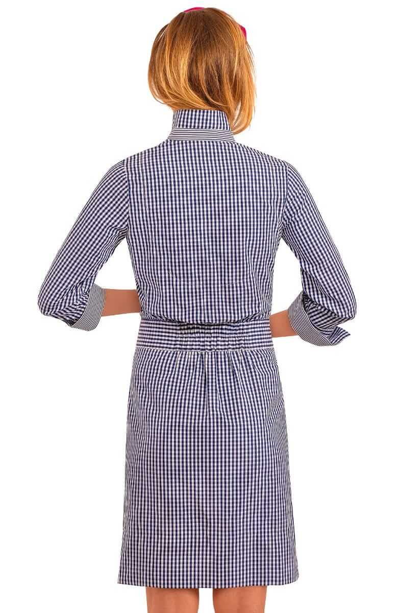 Breezy Blouson Dress - Gingham