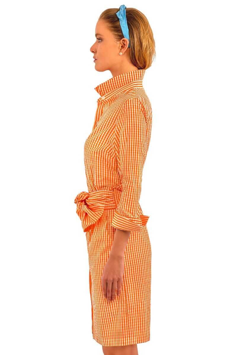 Breezy Blouson Dress - Gingham