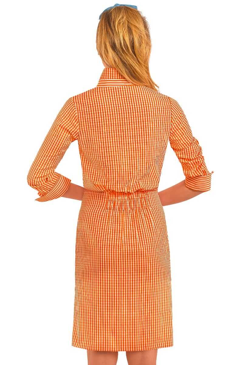 Breezy Blouson Dress - Gingham