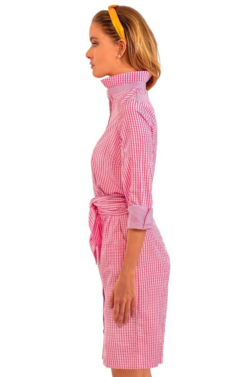 Breezy Blouson Dress - Gingham