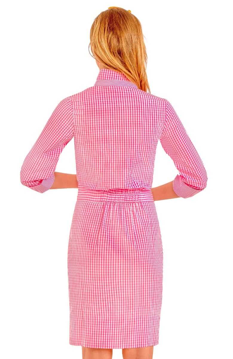 Breezy Blouson Dress - Gingham
