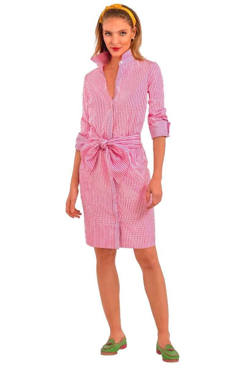 Breezy Blouson Dress - Gingham